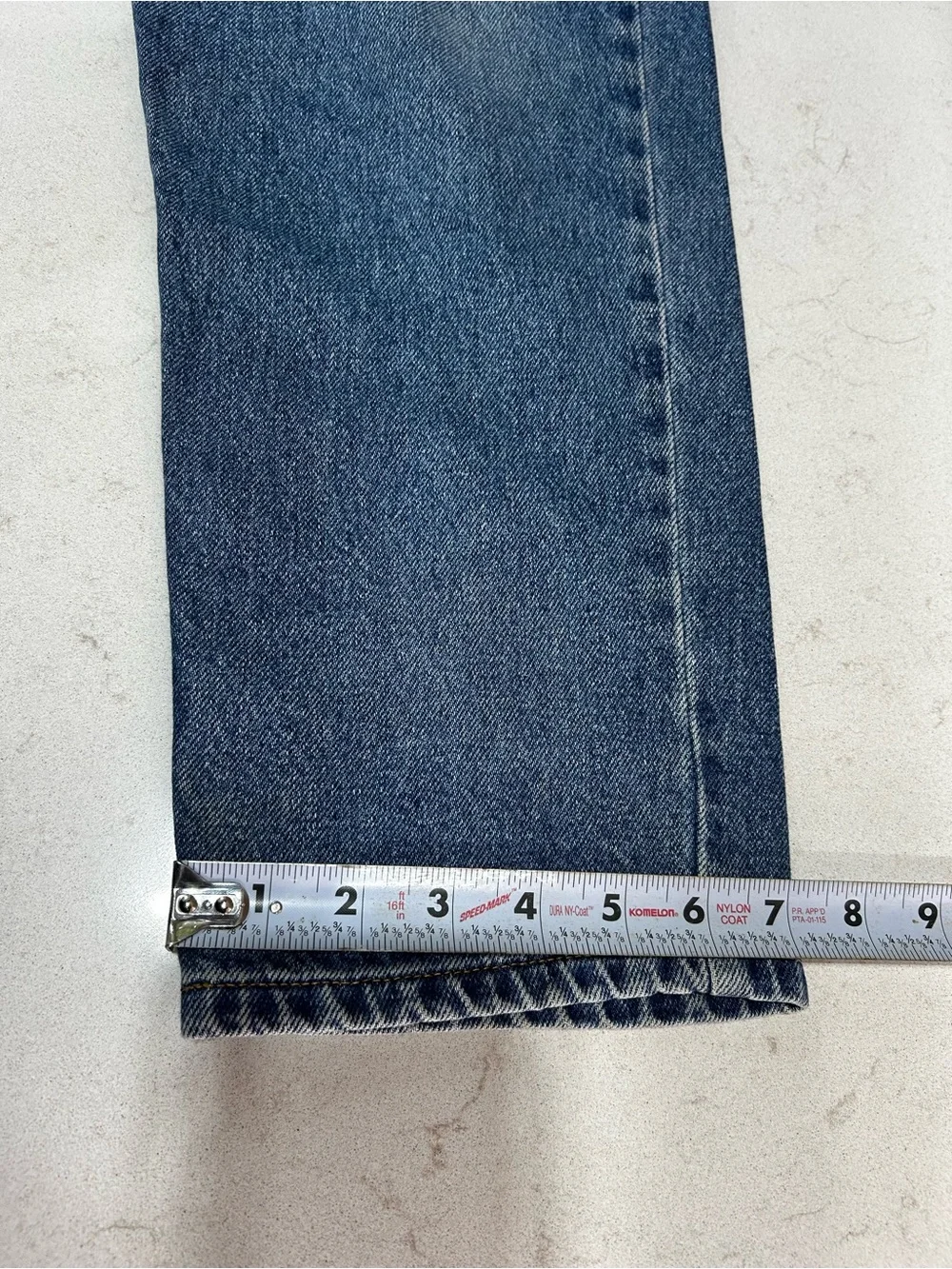L.L. Bean Double L Comfort Waist Women's Straight-Leg Jeans in Blue Denim